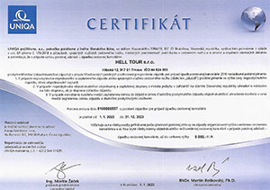 Certifikát insolventnosti